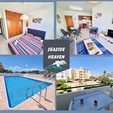 Seaside Heaven Apartment With Pool Lárnaka Kültér fotó